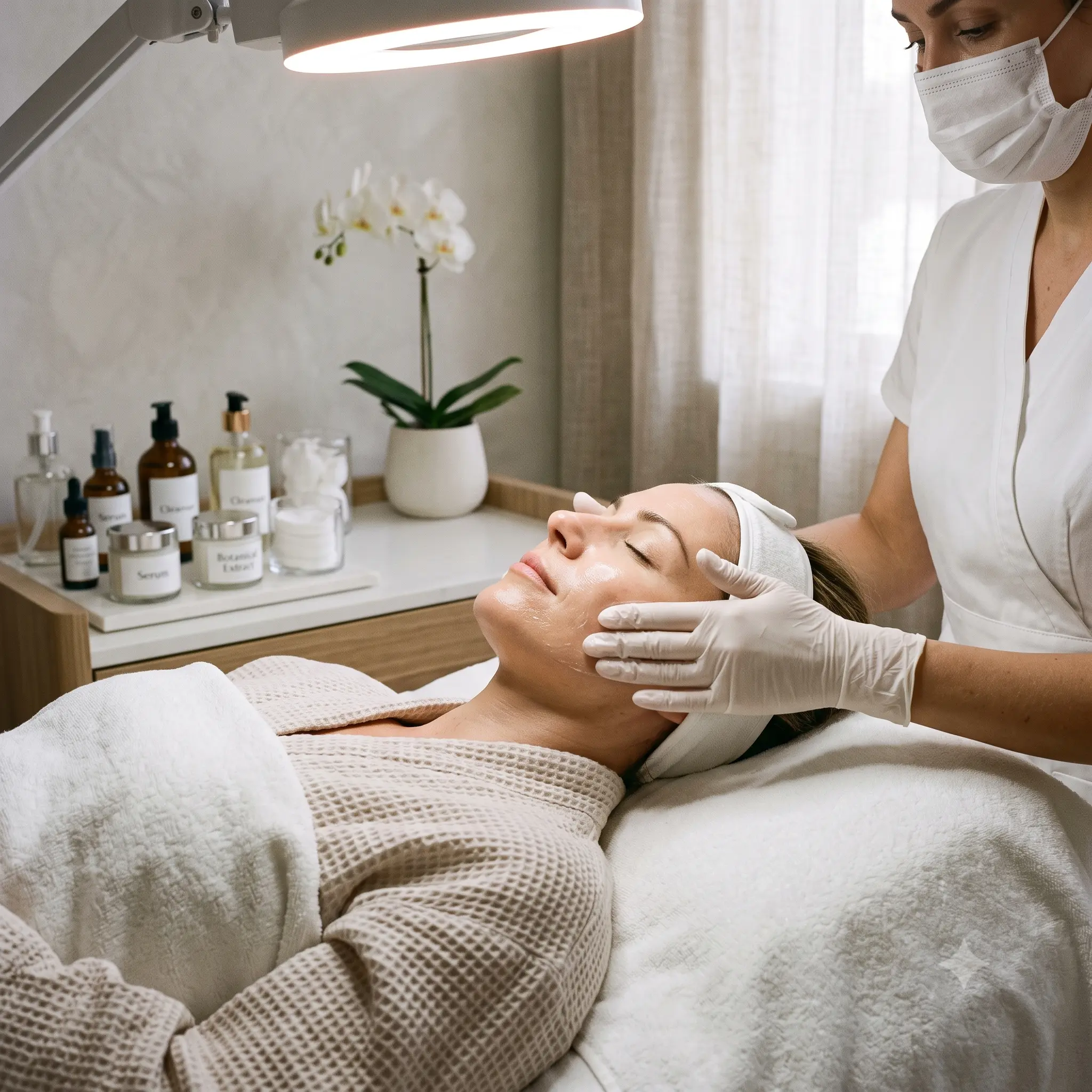 Med spa treatment room
